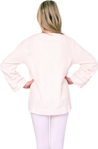 Bath & Robes Women's 100% Cotton Chenille Bed Jacket Embroidered in Kuwait
