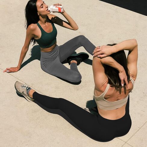 Aoliks 1/3 Pack Leggings High Waisted for Women, Tummy Control Yoga Pants Soft Workout Running Legging in Kuwait