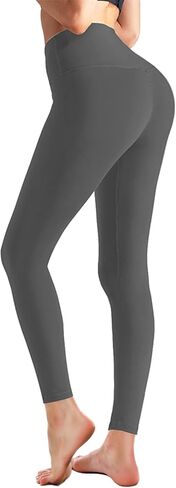 Aoliks 1/3 Pack Leggings High Waisted for Women, Tummy Control Yoga Pants Soft Workout Running Legging in Kuwait