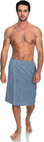 غطاء رجالي من TowelSelections مصنوع من قطن تيري قابل للتعديل للاستحمام والحمام والصالة الرياضية in Kuwait