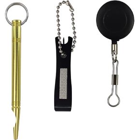 Aventik CNC Machined Nail Knotter Tool, Easy Knot Tying Tool One of The Best Fishing Accessory with Nipper and Re-Tractor Combo