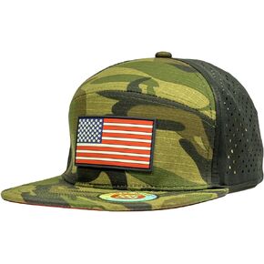 TRIPLE NIKEL | USA American Flag Patriotic Snapback Camo Hat for Men or Women in Saudi Arabia