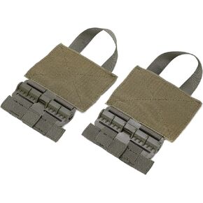 Ladieshow 2pcs Outdoor Quick Release Buckle Set,Cummerbund MOLLE Removal Buckle Nylon Portable Quick Removal Buckle Set