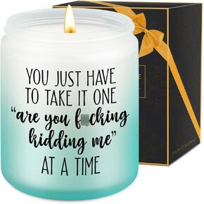 LEADO Candles, Funny Gifts for Women, Men - Boss Gifts, Coworker Gifts for Women - Birthday, Galentines, Valentines Day Gifts for Coworkers, Boss, Work Bestie Gifts - Relaxing Gifts for Women