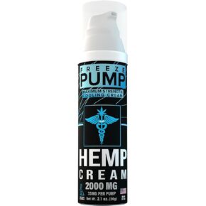 HMP BRANDS كريم القنب لتشنج الساق، أقصى قدر من القوة يدعم تشنجات الساق والركبة والقدم والساق 2000 مجم مع أرجينين لافندر المنثول المصنوع في الولايات المتحدة الأمريكية، تركيبة طبيعية 2.1 أونصة