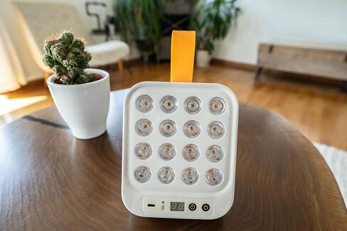 هابي سول ميني علاج الضوء الأحمر، بالقرب من صندوق ضوء الأشعة تحت الحمراء، مقبض باليد، علاج ضوء أثناء السفر، ضوء أحمر للوجه والجسم، ضوء أحمر وقريب من جهاز الأشعة تحت الحمراء، لوحة صغيرة حمراء in Kuwait