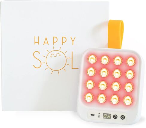 هابي سول ميني علاج الضوء الأحمر، بالقرب من صندوق ضوء الأشعة تحت الحمراء، مقبض باليد، علاج ضوء أثناء السفر، ضوء أحمر للوجه والجسم، ضوء أحمر وقريب من جهاز الأشعة تحت الحمراء، لوحة صغيرة حمراء in Kuwait