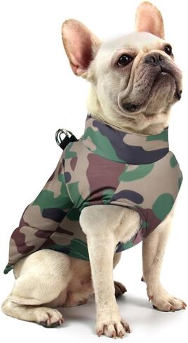 FEimaX Dog Coat Waterproof Winter Warm Jacket Puppy Vest Outdoor Pet Windproof Apparel Dog Clothes for Cold Weather, Soft Padded Harness with D-Ring for Small Medium Large Dogs in Saudi Arabia