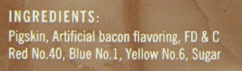 Pork Chomps Baked Pork Skin Dog Chews, 6-inch Twists, Bacon Flavor Wrap, 4 Count in Kuwait