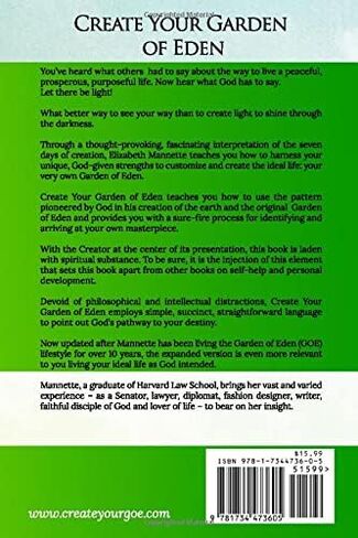 Create Your Garden of Eden: Change Your World in 7 Days Like God Did in Saudi Arabia