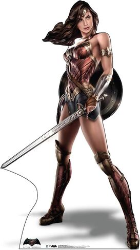 Cardboard People Wonder Woman بالحجم الطبيعي قطع الورق المقوى - باتمان الخامس سوبرمان: فجر العدالة (2016) in Kuwait