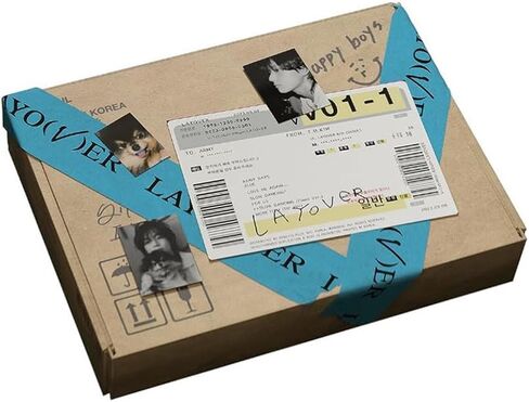 BTS : V Layover (Version 2 - Blue) 1st Solo Album CD+Poster+Photocards+Letter+Photobook A+Photobook B+Postcards+Lyric Book+Checklist+(Extra BTS 6 Photocards+1 Double-Sided Photocard+Pocket Mirror) in Saudi Arabia