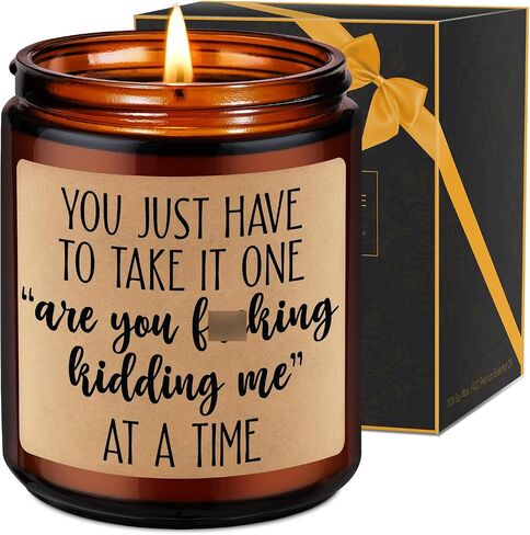 LEADO Candles, Funny Gifts for Women, Men - Boss Gifts, Coworker Gifts for Women - Birthday, Galentines, Valentines Day Gifts for Coworkers, Boss, Work Bestie Gifts - Relaxing Gifts for Women in Kuwait