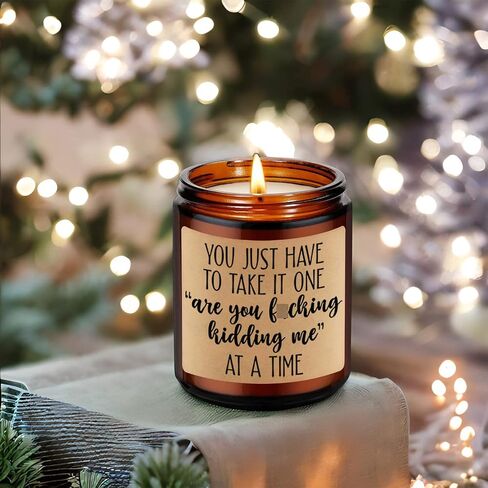 LEADO Candles, Funny Gifts for Women, Men - Boss Gifts, Coworker Gifts for Women - Birthday, Galentines, Valentines Day Gifts for Coworkers, Boss, Work Bestie Gifts - Relaxing Gifts for Women in Kuwait