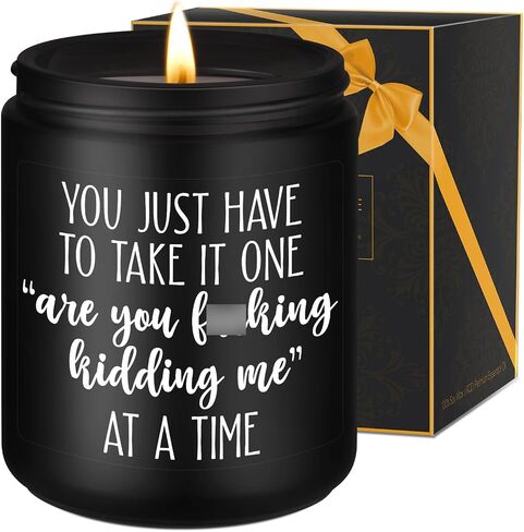 LEADO Candles, Funny Gifts for Women, Men - Boss Gifts, Coworker Gifts for Women - Birthday, Galentines, Valentines Day Gifts for Coworkers, Boss, Work Bestie Gifts - Relaxing Gifts for Women in Kuwait