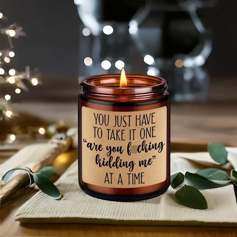 LEADO Candles, Funny Gifts for Women, Men - Boss Gifts, Coworker Gifts for Women - Birthday, Galentines, Valentines Day Gifts for Coworkers, Boss, Work Bestie Gifts - Relaxing Gifts for Women in Kuwait