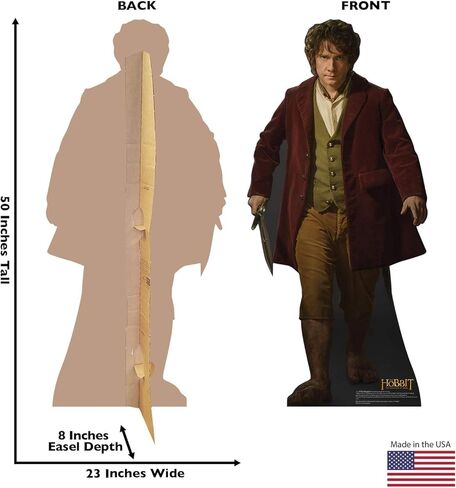 Cardboard People Bilbo Baggins Life Size Cardboard Cutout Standup - The Hobbit: The Desolation of Smaug (2013 Film) in Saudi Arabia