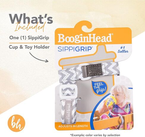 BooginHead SippiGrip Sippy Cup Strap & Baby Bottle Holder 3-Pack, Sienna, Sage, Black in Kuwait