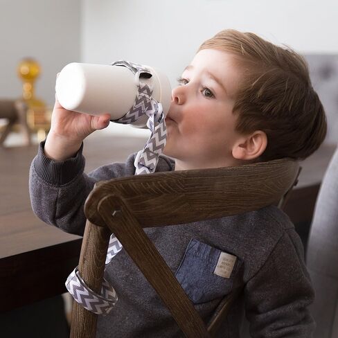 BooginHead SippiGrip Sippy Cup Strap & Baby Bottle Holder 3-Pack, Sienna, Sage, Black in Kuwait