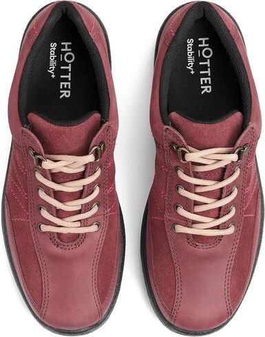 Hotter Women's Mist GTX Shoe Nubuck Suede Lace-Up Adult Casual Shoes Casual Shoe Gore-Tex in Kuwait