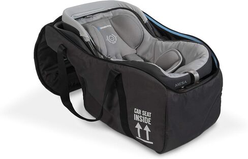 حقيبة سفر UPPAbaby RumbleSeat/Bassinet مع TravelSafe، أسود/أزرق in Kuwait