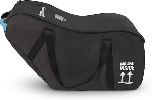 حقيبة سفر UPPAbaby RumbleSeat/Bassinet مع TravelSafe، أسود/أزرق in Kuwait