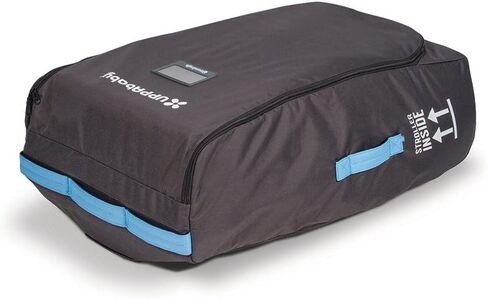 حقيبة سفر UPPAbaby RumbleSeat/Bassinet مع TravelSafe، أسود/أزرق in Kuwait