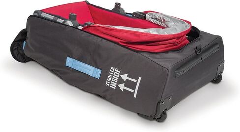 حقيبة سفر UPPAbaby RumbleSeat/Bassinet مع TravelSafe، أسود/أزرق in Kuwait