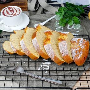 UXOWOXU 2PCS Fake Bevelled Bread Artificial Sourdough Bread Decoration Model Bakery Photography Prop (Pain Blanc paysan)