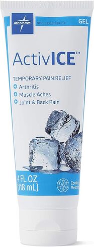 Medline ActivICE Topical Pain Reliever Gel, Great for Arthritis, Muscle Aches and Back Injuries, 4-oz Tube in Saudi Arabia
