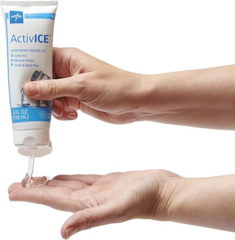 Medline ActivICE Topical Pain Reliever Gel, Great for Arthritis, Muscle Aches and Back Injuries, 4-oz Tube in Saudi Arabia