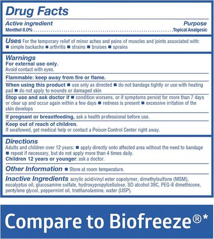 Medline ActivICE Topical Pain Reliever Gel, Great for Arthritis, Muscle Aches and Back Injuries, 4-oz Tube in Saudi Arabia
