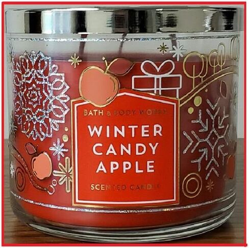 Bath & Body Works 3-Wick Scented Candle in WINTER CANDY APPLE Candle in Saudi Arabia