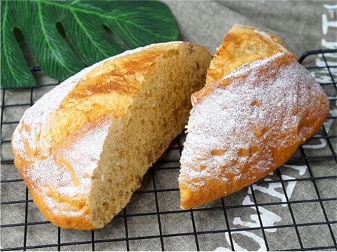 UXOWOXU قطعتان من الخبز المشطوف الاصطناعي لتزيين الخبز المخمر نموذج مخبز تصوير فوتوغرافي (ألم بلانك بيسان) in Kuwait