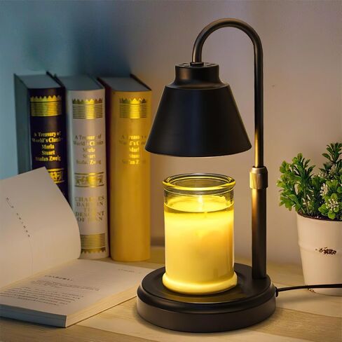 Wellehomi Candle Warmer Lamp,Height Adjustable Candle Lamp with Timer,Dimmable Candle Light Wax Warming Lamp Candle Melting Lamp for Valentine Mother's Day for Mom Women Mother Girl in Kuwait