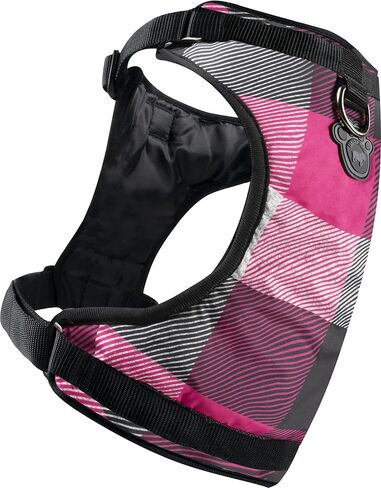 Canada Pooch No Pull Dog Harness Adjustable Dog Harness for Walking Dogs Seat Belt Harness, Front & Back D-Rings for Comfort & Control - Splatter/S in Kuwait