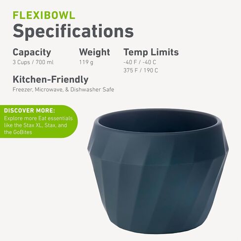 humangear Flexibowl | Convertible Camping Bowl | On the Go | Packable & Easy to Clean, Orange in Saudi Arabia