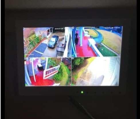 شاشة كينوكو بيضاء مقاس 10.1 بوصة LED مع مدخل HDMI/VGA/مركب/RCA in Kuwait