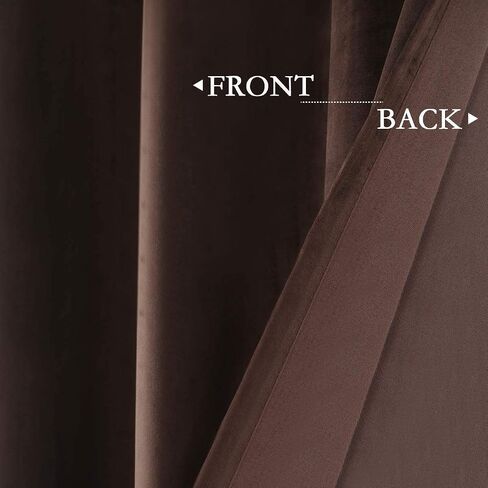 Bleach White Velvet Curtains 84 inches Long Soft Velvet Curtains Grommet Velvet Thermal Insulated Curtains Window Treatment for Bedroom Light Filtering Velvet Curtains Set of 2 Panels in Saudi Arabia