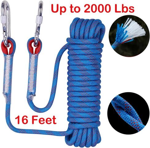 Highland Farms Select ألعاب الحبال الزنبركية للكلاب مع مجموعة كبيرة من الحبال الزنبركية، لعبتين مختلفتين للمضغ من الحبال القطنية الملتوية وحبل بطول 16 قدم - آمنة للكلاب للسحب والمطاردة والمضغ والإثارة والتدريب in Kuwait