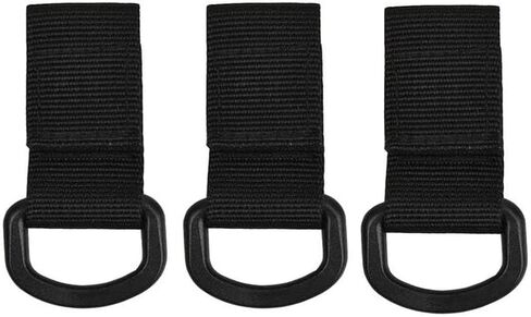 Jadedragon Multipurpose Tactical 360 Rotation D-Ring Clips/Locking Carabiner/Hydration Tube Clips/Elastic String Strap Management Tool for MOLLE Webbing Attachment Backpacks in Saudi Arabia