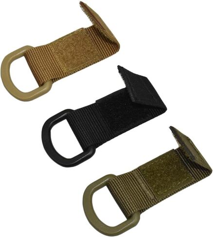 Jadedragon Multipurpose Tactical 360 Rotation D-Ring Clips/Locking Carabiner/Hydration Tube Clips/Elastic String Strap Management Tool for MOLLE Webbing Attachment Backpacks in Saudi Arabia