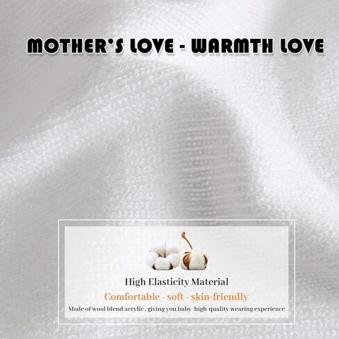 DANMY Baby Beanie Hat, Newborn Toddler Winter Warm Knit Hat with Smile face, Kids Soft Beanie Cap in Kuwait