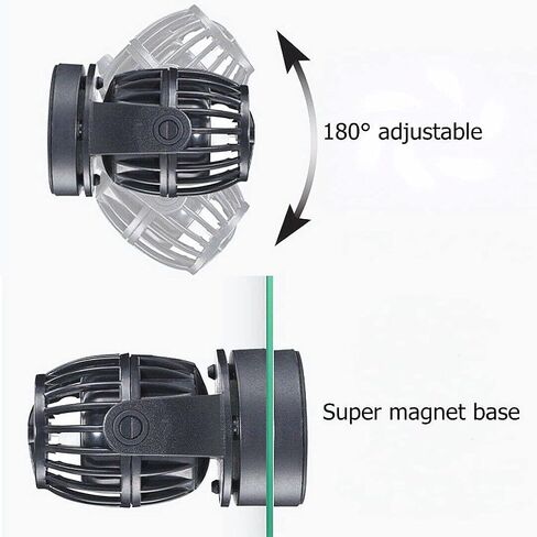 مضخة صانع موجة حوض السمك البحري Jebao SW-2 Wave Maker مع وحدة تحكم تناسب خزان 12-20 بوصة، 130-800 GPH in Kuwait