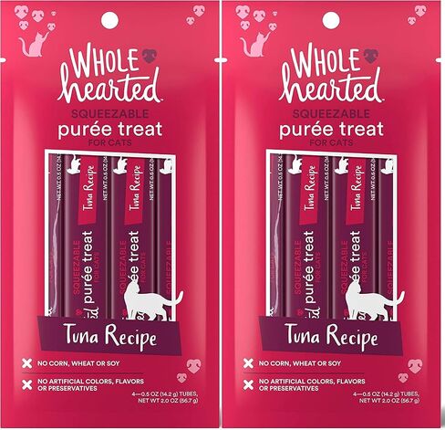Wholehearted Squeezable Puree Cat Treat (Tuna, 8-0.5 oz Tubes) in Saudi Arabia