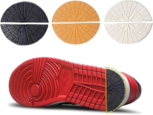 3 أزواج من واقي النعل للأحذية الرياضية من GULELAYAR، ألواح إصلاح كعب الحذاء، واقي كعب الحذاء غير قابل للانزلاق، ألواح النعل للرجال والنساء (أسود) in Kuwait