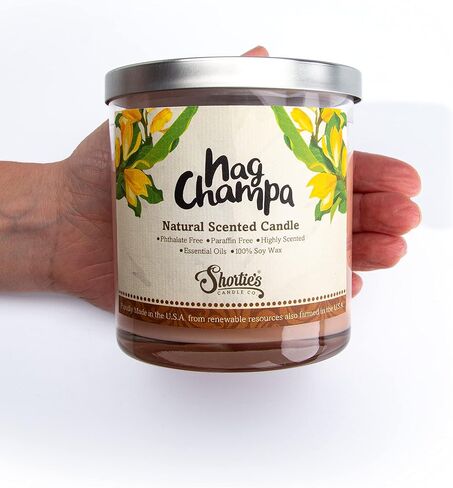 شمعة الصويا الطبيعية المعطرة بخشب الصندل، زيوت عطرية أساسية، 100% فول الصويا، خالية من الفثالات والبارابين، حرق نظيف، 9 أونصة. in Kuwait