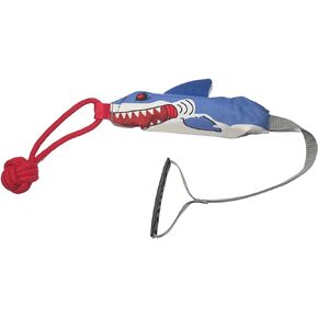 FABELITOR Durable Squeaky Shark Dog Tug Toy, Durable Dog Rope Toys for Aggressive Chewers, Tether Tug Outdoor Dog Toy, Chew Toys for Dogs in Saudi Arabia