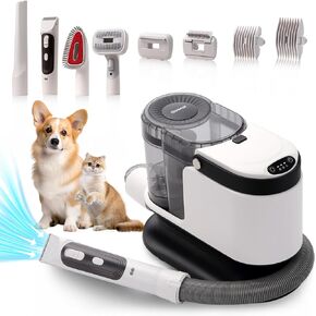 Dsseaf Dog Grooming Kit, Pet Grooming Vacuum Cleaner, Professional Pet Grooming Clippers, for Cleaning Pet Hair, Household Cleaning in Kuwait