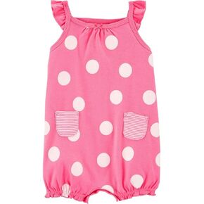 Carter's Baby Girls' Snap Up Cotton Romper in Kuwait